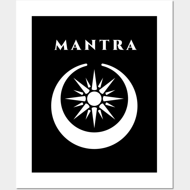 MANTRA Wall Art by highcouncil@gehennagaming.com